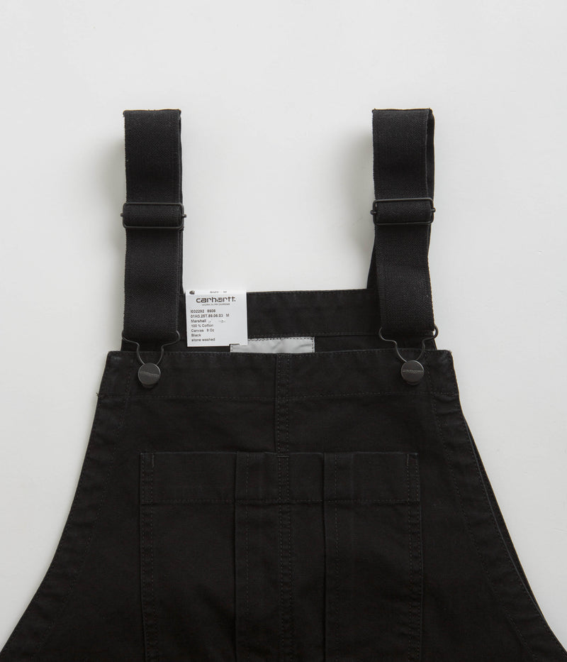 Carhartt Cargo Bib Overalls in Black