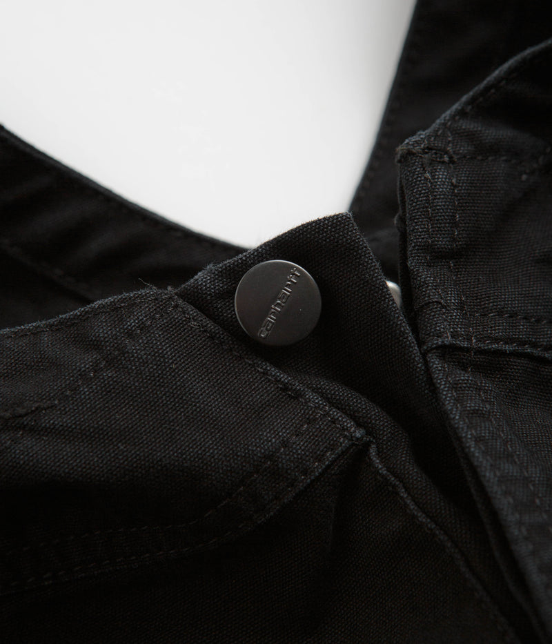 Carhartt Cargo Bib Overalls in Black