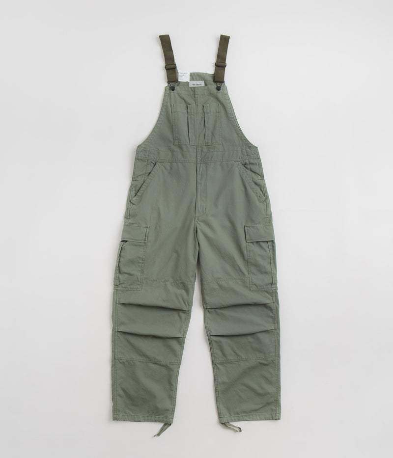 Carhartt Cargo Bib Overalls in Dollar Green