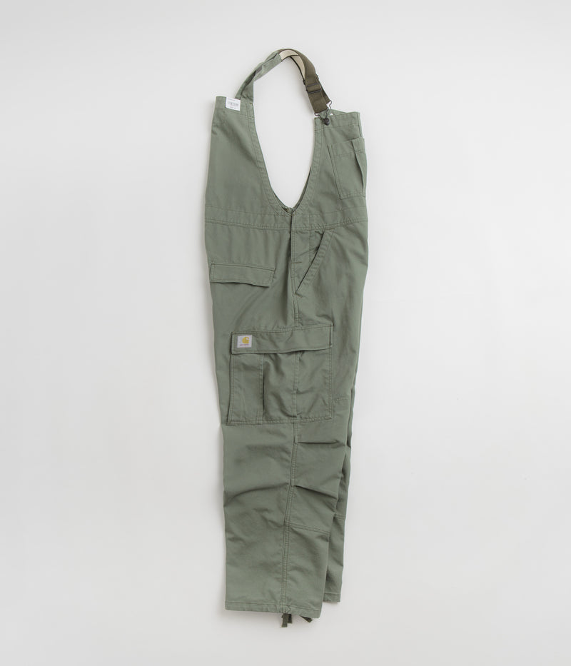 Carhartt Cargo Bib Overalls in Dollar Green