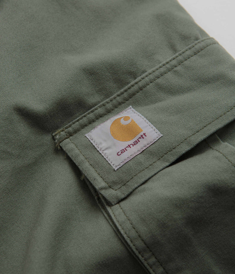 Carhartt Cargo Bib Overalls in Dollar Green