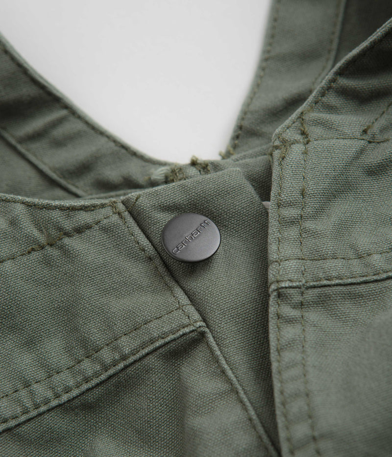 Carhartt Cargo Bib Overalls in Dollar Green