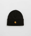 Carhartt Chase Beanie in Black and Gold