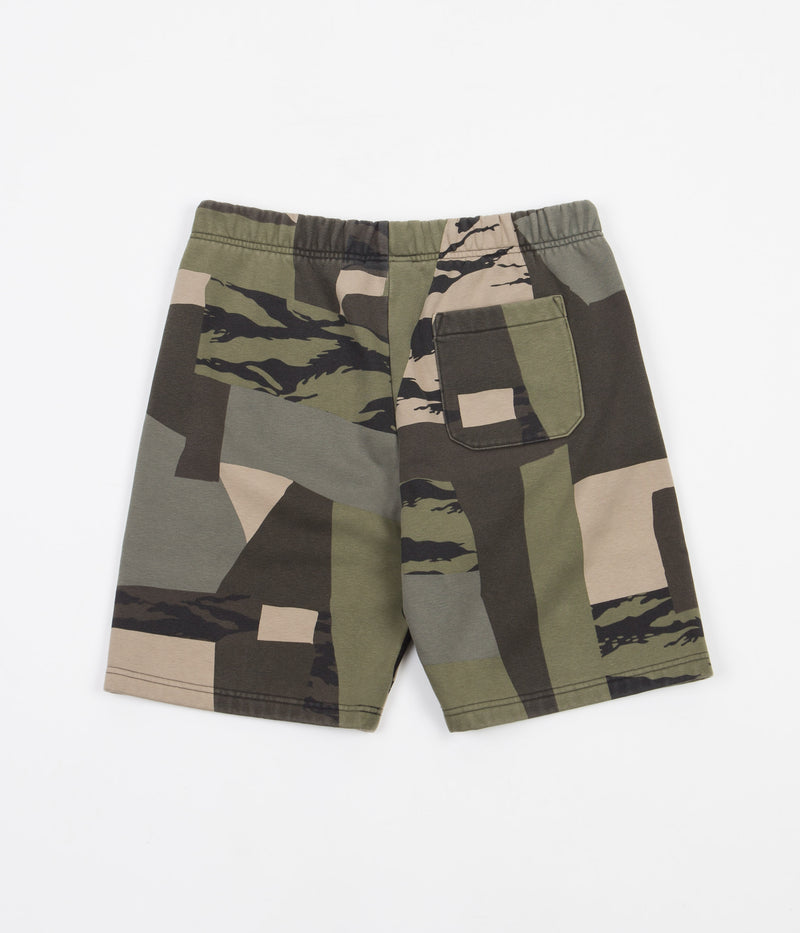 Carhartt Chase Shorts in Camo Mend and Gold
