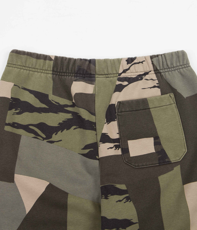 Carhartt Chase Shorts in Camo Mend and Gold