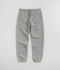 Carhartt Chase Sweatpants in Grey Heather and Gold