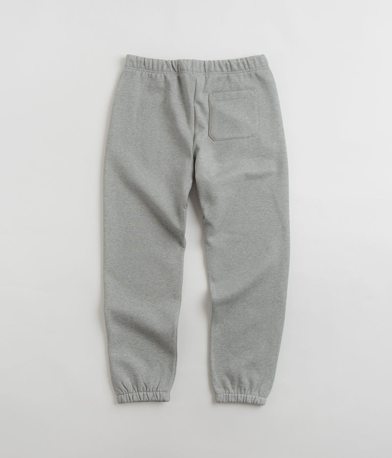 Carhartt Chase Sweatpants in Grey Heather and Gold
