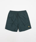 Carhartt Chase Swim Trunks in Botanic and Gold