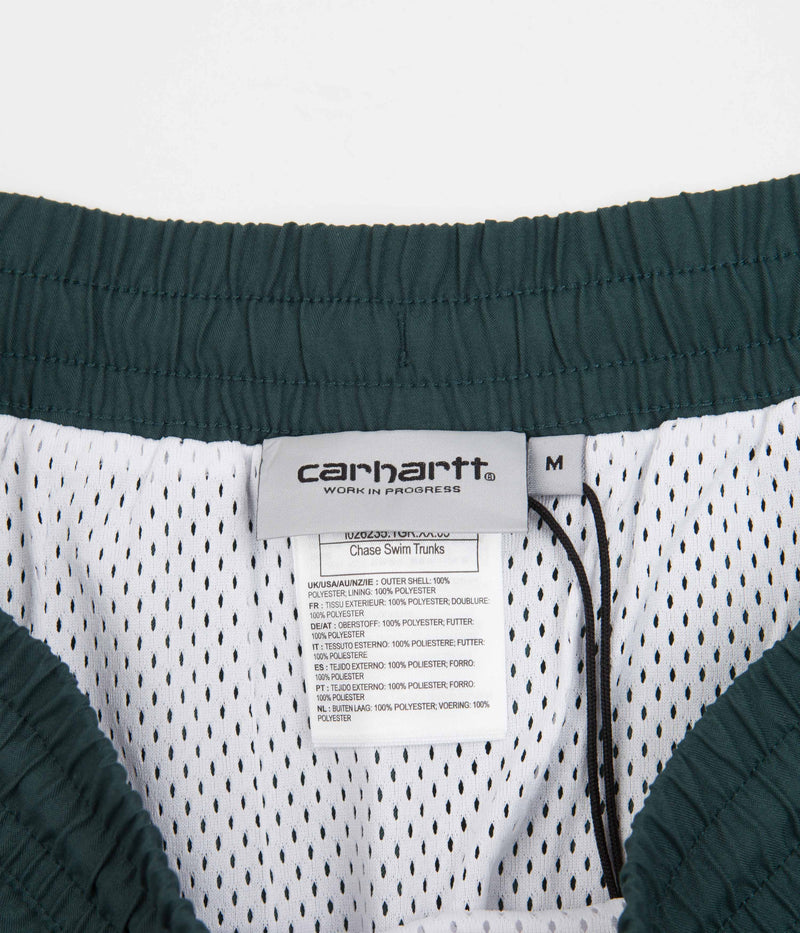 Carhartt Chase Swim Trunks in Botanic and Gold