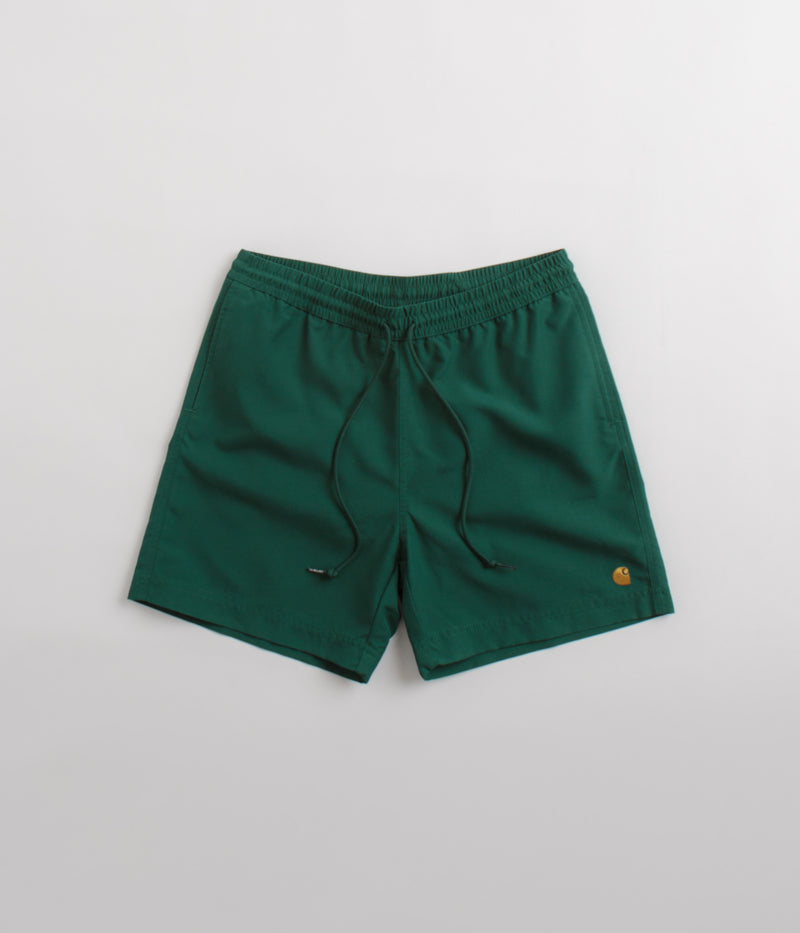 Carhartt Chase Swim Trunks in Chervil and Gold
