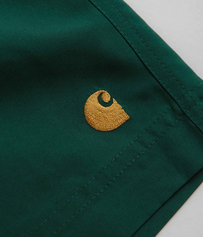 Carhartt Chase Swim Trunks in Chervil and Gold