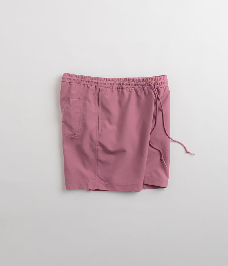 Carhartt Chase Swim Trunks in Magenta and Gold