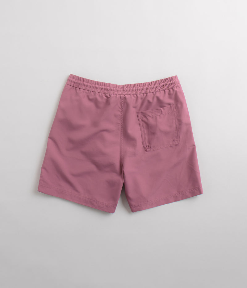 Carhartt Chase Swim Trunks in Magenta and Gold