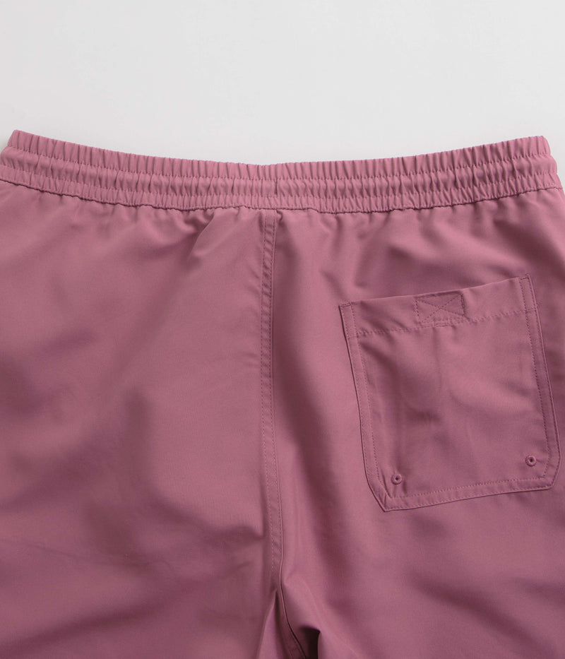 Carhartt Chase Swim Trunks in Magenta and Gold