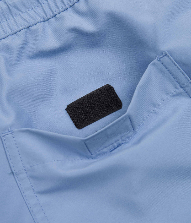 Carhartt Chase Swim Trunks in Piscine and Gold