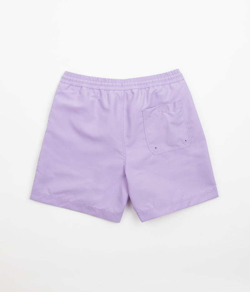Carhartt Chase Swim Trunks in Soft Lavender and Gold