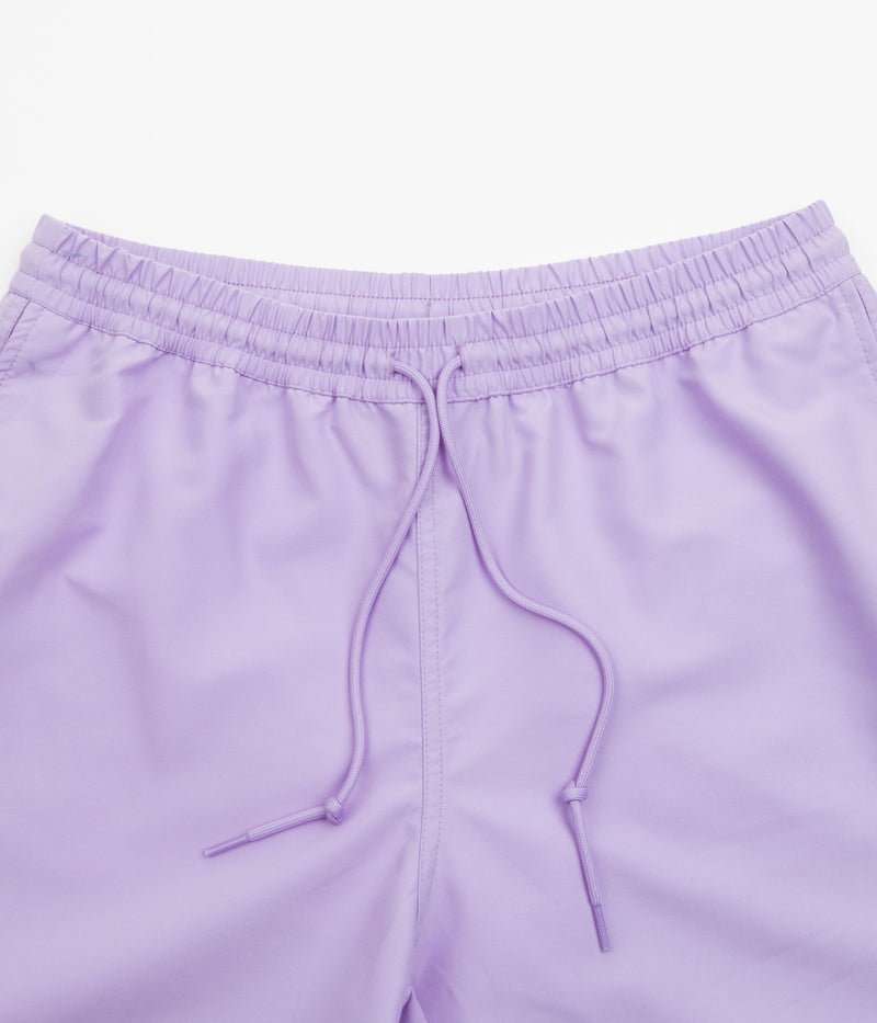Carhartt Chase Swim Trunks in Soft Lavender and Gold