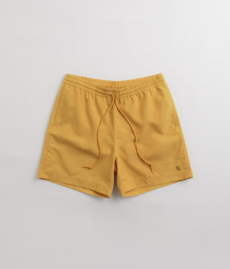 Carhartt Chase Swim Trunks in Sunray and Gold