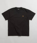 Carhartt Chase T-Shirt in Black and Gold
