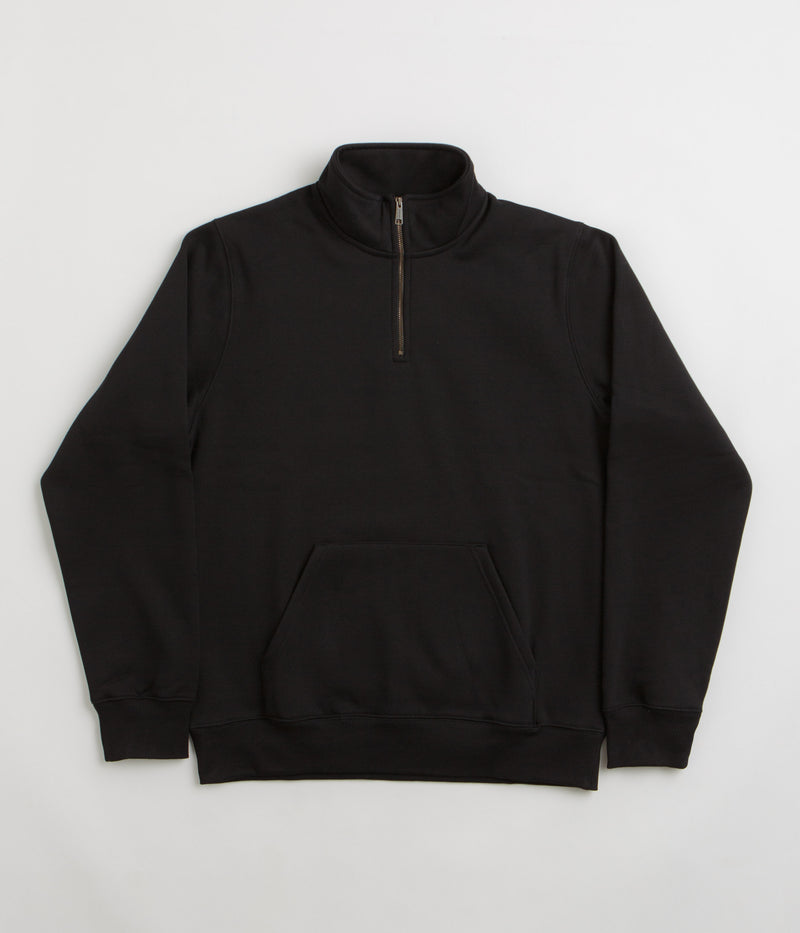 Carhartt Chase Zip Neck Sweatshirt in Black and Gold
