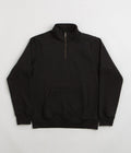 Carhartt Chase Zip Neck Sweatshirt in Black and Gold