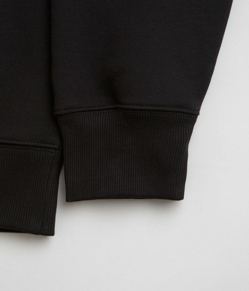 Carhartt Chase Zip Neck Sweatshirt in Black and Gold