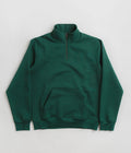Carhartt Chase Zip Neck Sweatshirt in Chervil and Gold