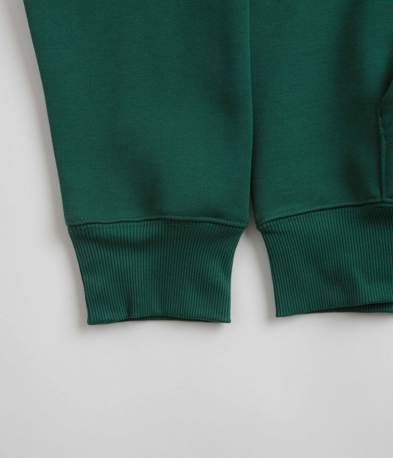 Carhartt Chase Zip Neck Sweatshirt in Chervil and Gold
