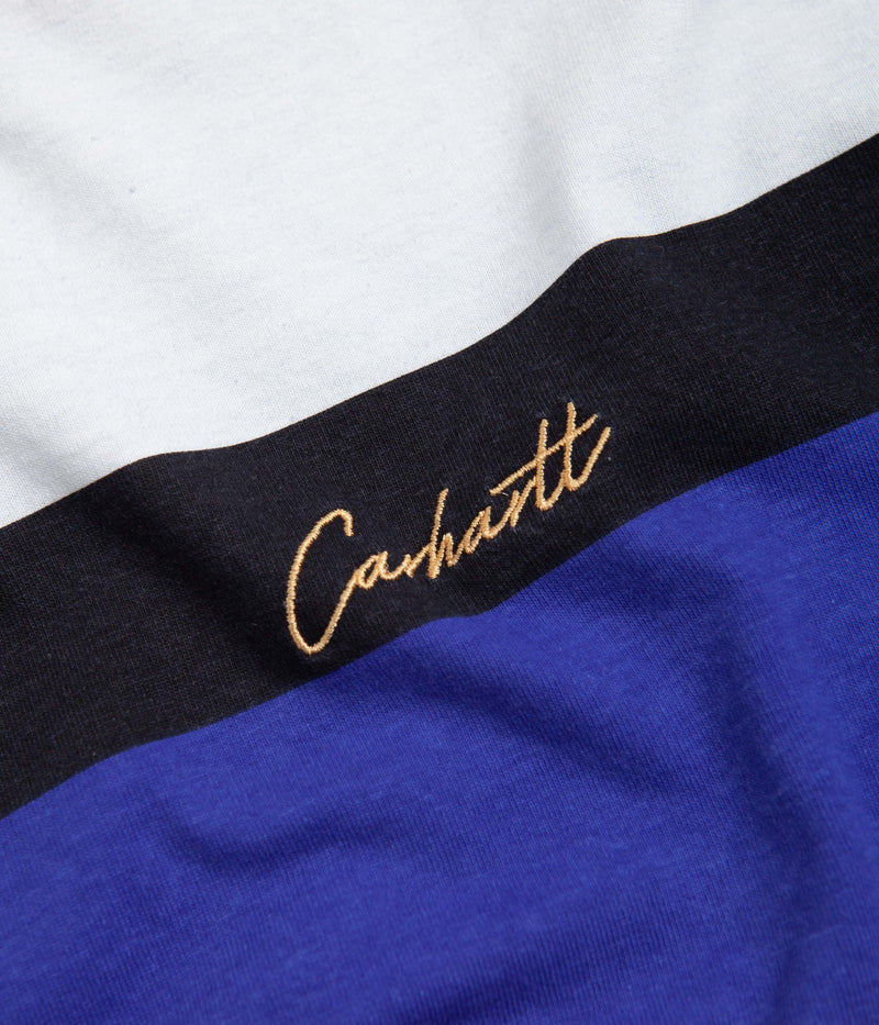 Carhartt Crouser T-Shirt in Crouser Stripe and Lazurite