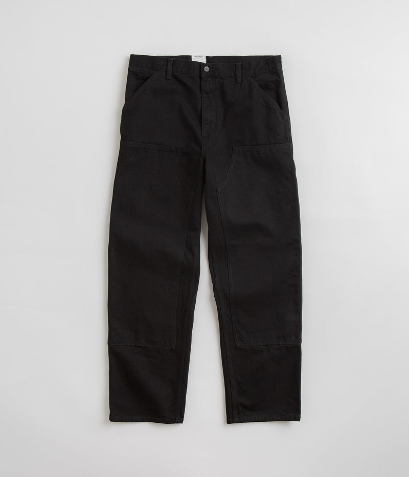 Carhartt Denim Double Knee Pants in Black Rinsed