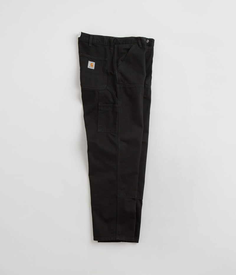 Carhartt Denim Double Knee Pants in Black Rinsed