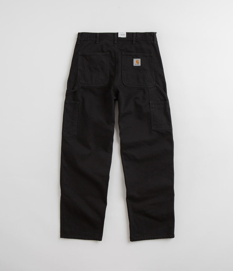 Carhartt Denim Double Knee Pants in Black Rinsed