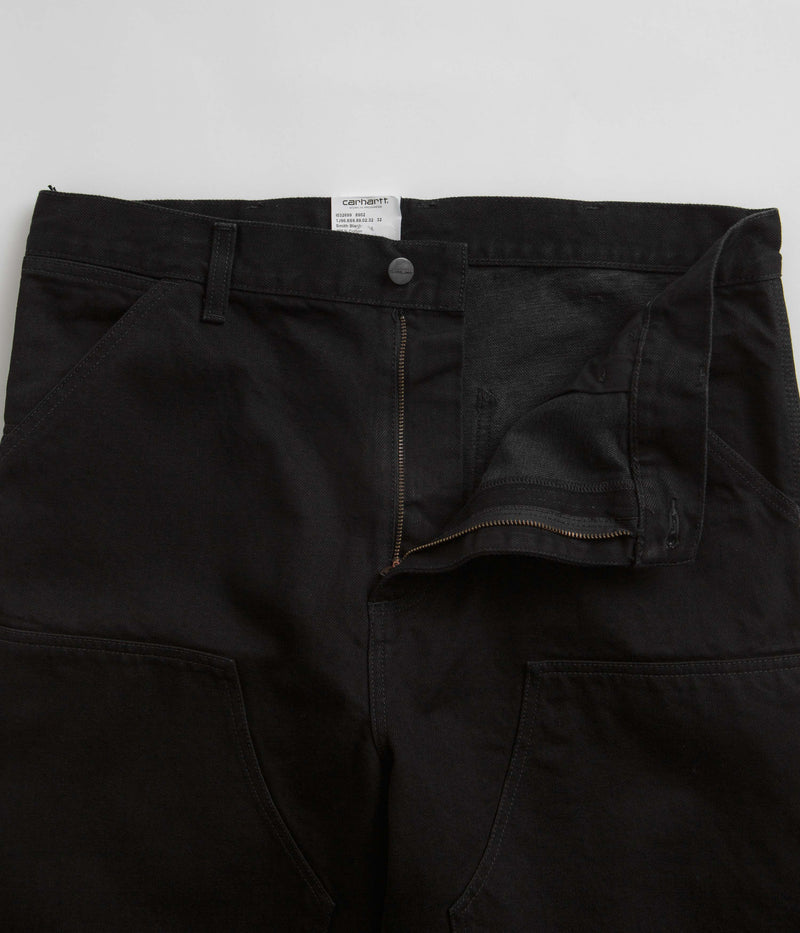 Carhartt Denim Double Knee Pants in Black Rinsed