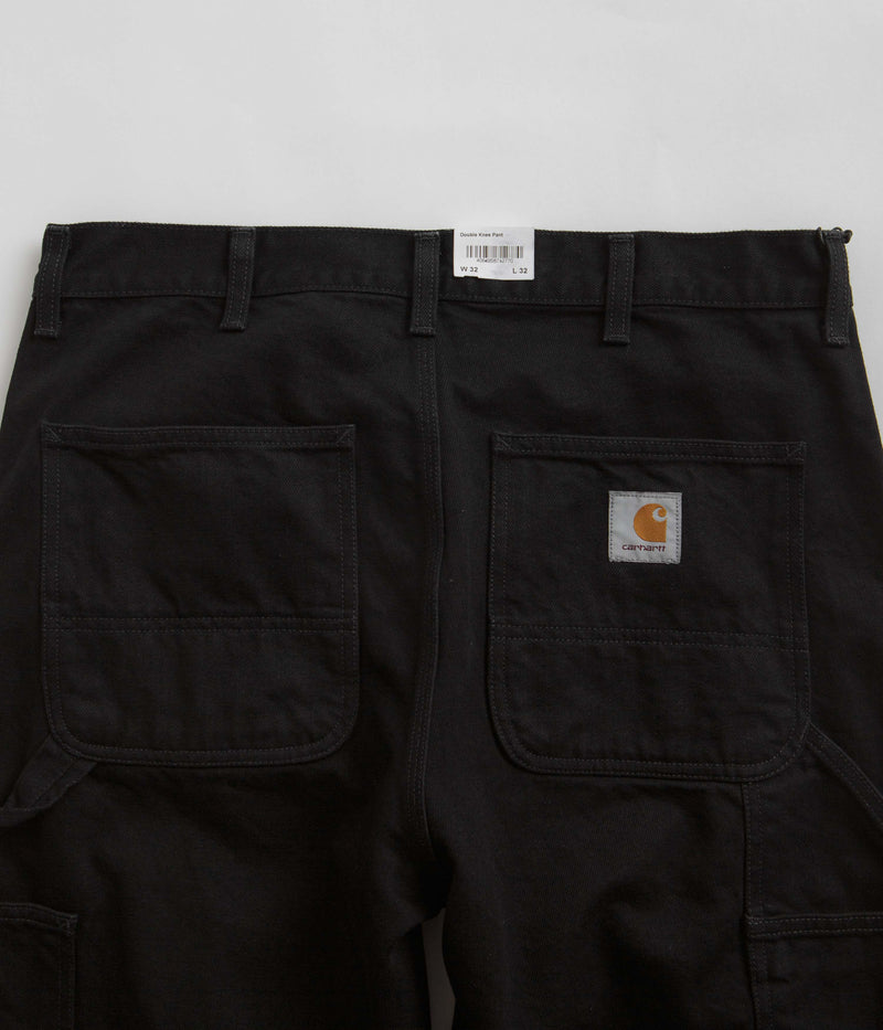 Carhartt Denim Double Knee Pants in Black Rinsed