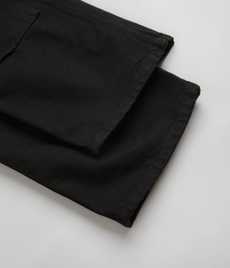 Carhartt Denim Double Knee Pants in Black Rinsed