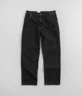 Carhartt Denim Double Knee Pants in Black Stone Washed