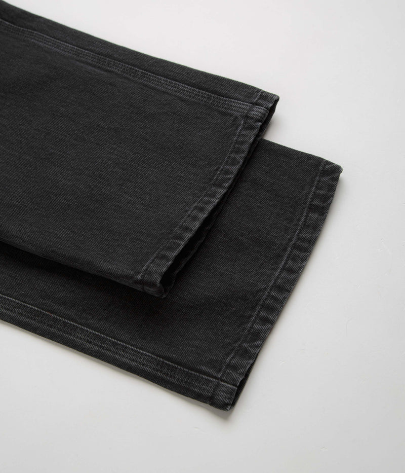 Carhartt Denim Single Knee Pants in Black Stone Washed