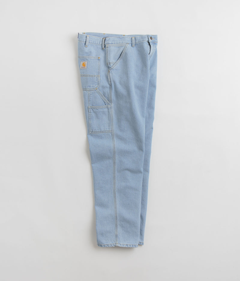 Carhartt Denim Single Knee Pants in Heavy Stone Bleached Blue