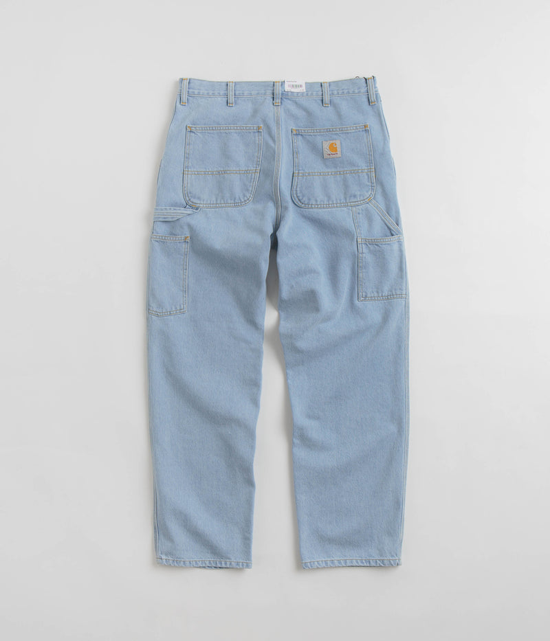 Carhartt Denim Single Knee Pants in Heavy Stone Bleached Blue