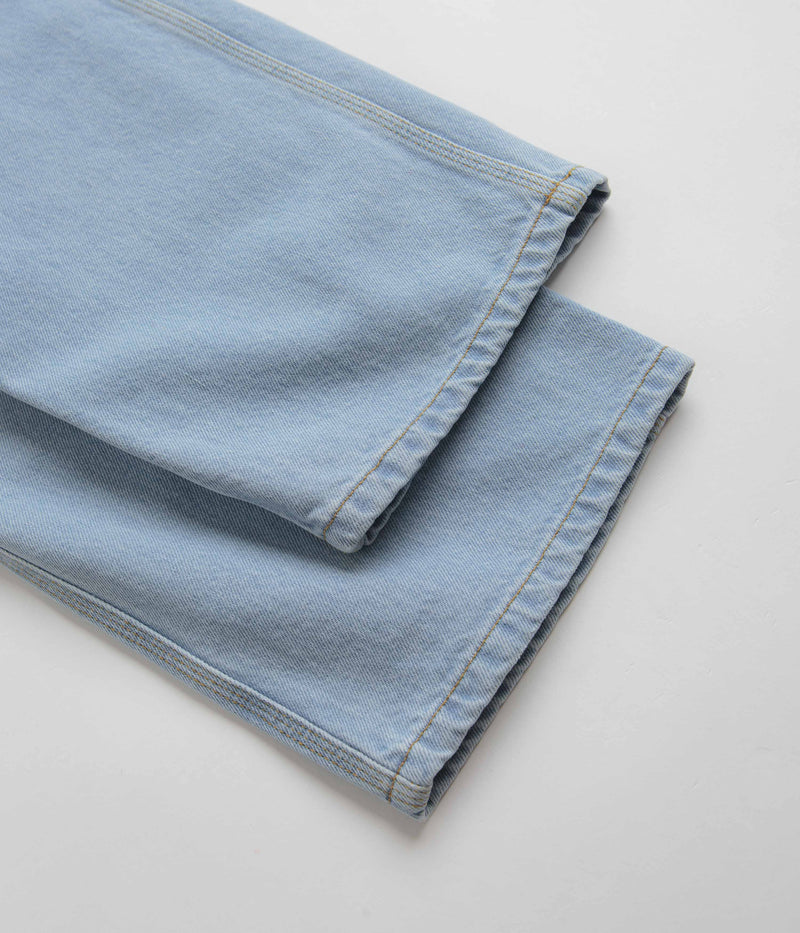 Carhartt Denim Single Knee Pants in Heavy Stone Bleached Blue