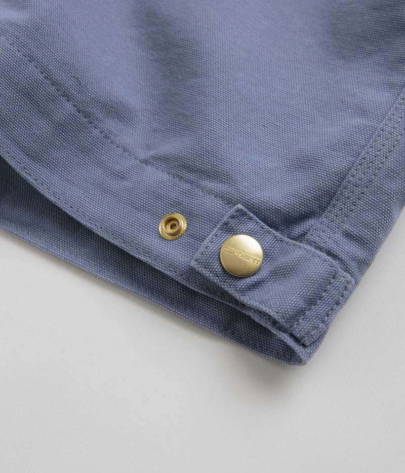 Carhartt Detroit Jacket in Bay Blue and Bay Blue / Aged Canvas
