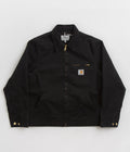 Carhartt Detroit Jacket in Black and Black / Aged Canvas