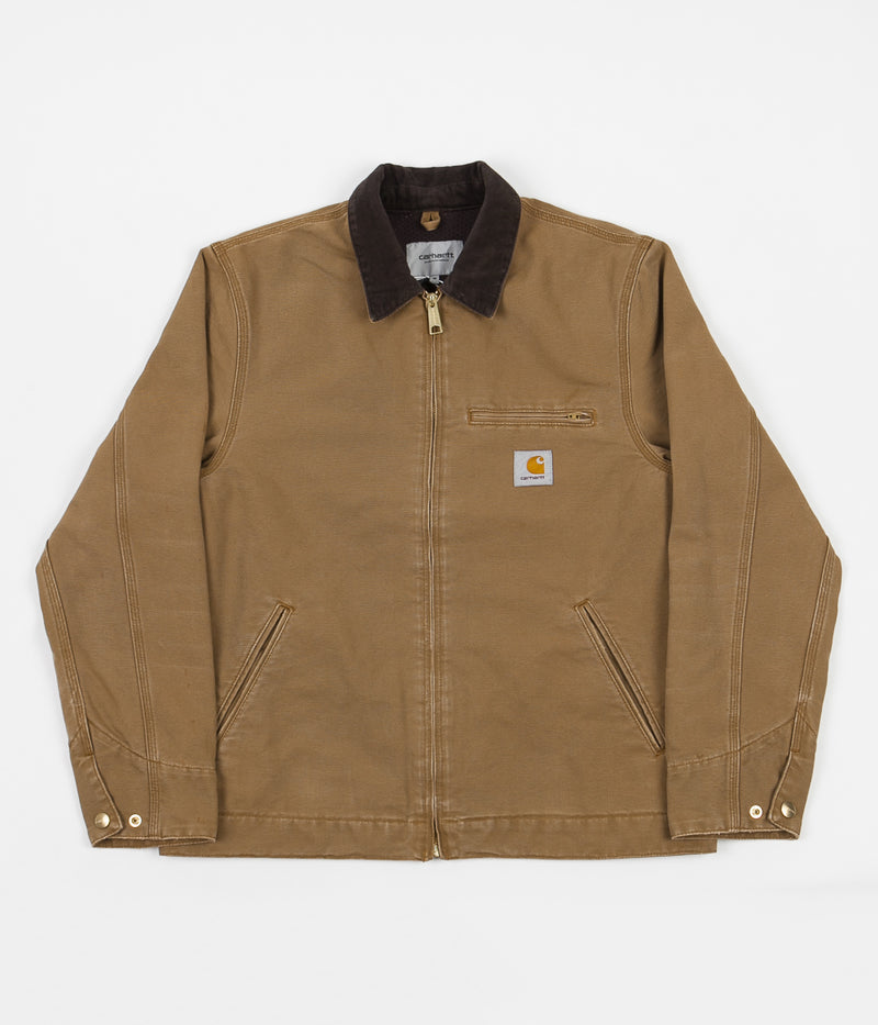 Carhartt Detroit (Summer) Jacket in Hamilton Brown (Aged Canvas)