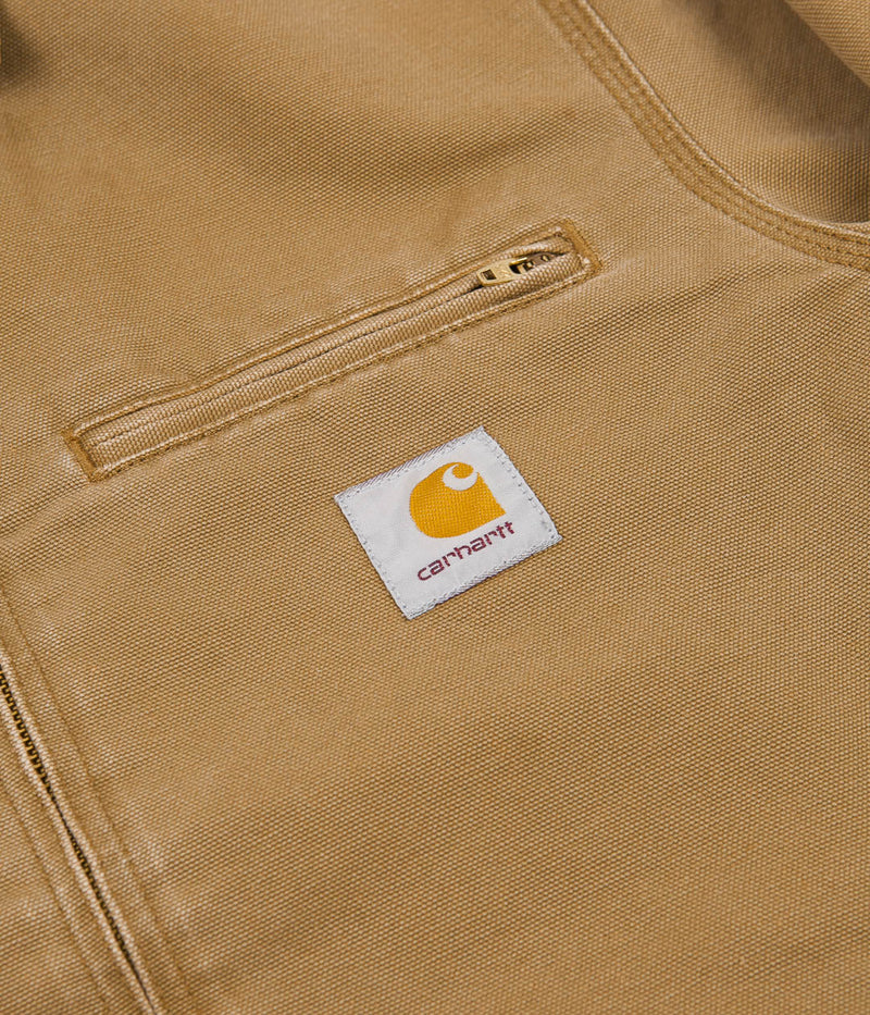 Carhartt Detroit (Summer) Jacket in Hamilton Brown (Aged Canvas)