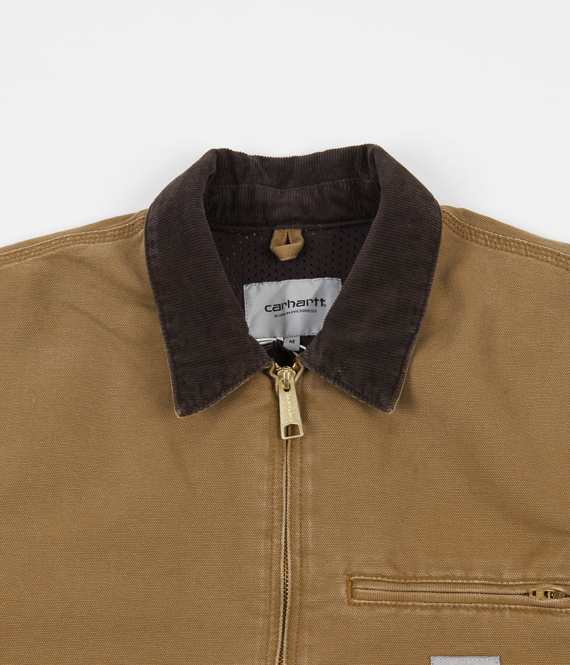 Carhartt Detroit (Summer) Jacket in Hamilton Brown (Aged Canvas)