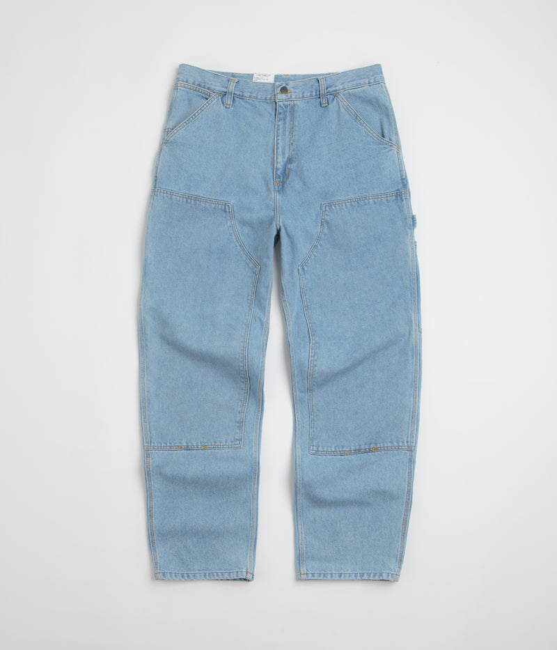 Carhartt Double Knee Denim Pants in Blue