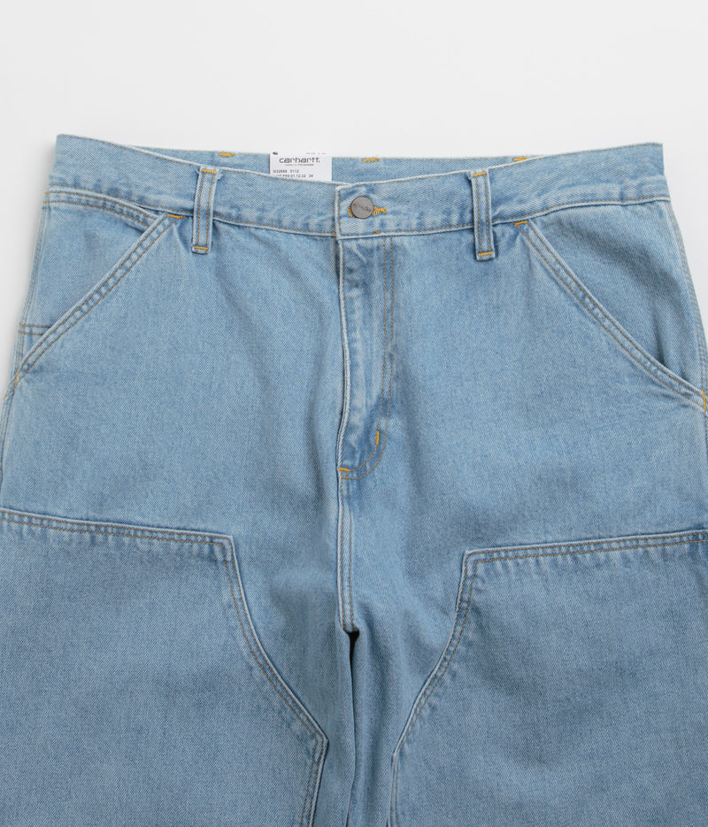 Carhartt Double Knee Denim Pants in Blue