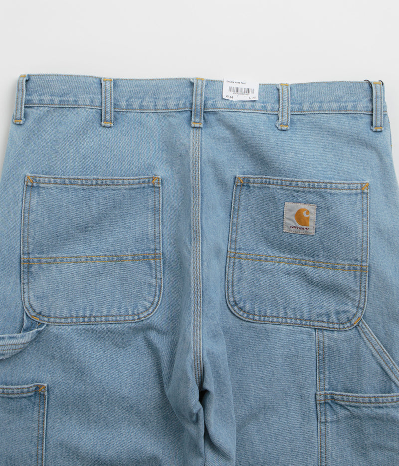 Carhartt Double Knee Denim Pants in Blue