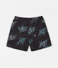 Carhartt Drift Swim Trunks in Heat Wave Print and Black