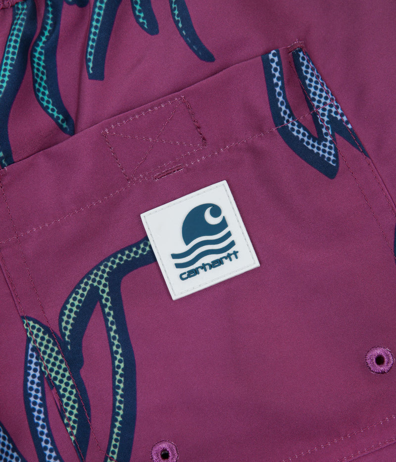 Carhartt Drift Swim Trunks in Heat Wave  and Tulip